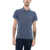 CORNELIANI Piquet Cotton Polo With Contrasting Detail Blue