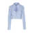 Vivienne Westwood Light Blue With Oversize Collar And Front Cut-Out In Cotton Woman BLUE