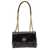 Tory Burch 'Kira Diamond' Black Crossbody Bag With Double T Logo In Quilted Leather Woman Black