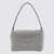 Alexander Wang Alexander Wang Silver-Tone Rhinestones Shoulder Bag WHITE