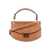 Ganni Ganni Mini Top Handle Apo-G Bag BROWN