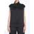 TOTÊME Black Collared Sleeveless Top Black