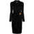 Versace Versace Midi Dress With Medusa Plaque Black