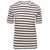 Jil Sander Black And White Knitted Striped T-Shirt In Cotton Woman BLUE