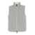 Brunello Cucinelli Grey Reversible Vest With Padded Shoulders In Cashmere Woman GREY