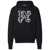 Palm Angels Palm Angels Logo Wool Blend Hooded Sweater Black