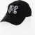 Palm Angels Solid Color Cap With Embroidered Monogram Black