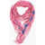 Balenciaga Camouflage Motif Foulard With Printed Logo Pink