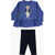 Polo Ralph Lauren Kids Long Sleeved T-Shirt And Leggings Set Blue