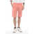 CORNELIANI Linen Shorts With Drawstring Orange