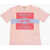 Gucci Cotton Crew-Neck T-Shirt With Frontal Print Pink