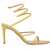 Rene Caovilla Leather Pumps GOLD