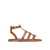 Céline Celine Leather Gladiator Sandals Brown