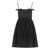 Ganni GANNI BLACK DRESS WITH BOWS Black