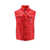 Moncler Grenoble Padded and quilted sleeveless nylon jacket Red