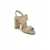 Roberto del Carlo ROBERTO DEL CARLO 11524 BEIGE PATENT LEATHER SANDALS Beige