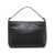 LA CARRIE Leather shopper Black