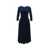 Gender Maxi dress in velvet  Blue