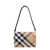 Burberry Fabric shoulder bag with Burberry check motif N/A