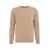 Kangra Sleeve patched knit pullover Brown