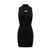 Diesel Ribbed viscose dress Black