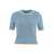 No Name Knit t-shirt in wool and cashmere Blue