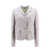 Fendi FF satin blazer Grey