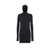 Fendi Ribbed wool and silk dress Black