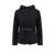 Mackage Padded and quilted recycled nylon jacket with belt at waist Black