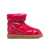 Flufie Quilted down boots Red