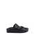 MM6 Maison Margiela Slip-On leather sandals with maxi plateau Black