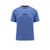 ZEGNA Cotton t-shirt with Zegna print Blue