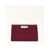 Furla Furla giada leather pouch bag cherry color Red