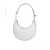 Furla Furla delizia mini hobo bag in marshmallow leather White