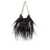 Tory Burch Tory Burch Fabric Handbag With Feathers Black