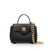 Versace Versace La Medusa Leather Handbag Black