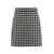 Hugo Boss Boss Houndstooth Mini Skirt WHITE