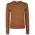 BASE Base Wool Crewneck Jumper BROWN