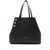 Balmain Balmain Embleme Shopping Bag-Grained Calfskin Bags Black