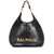 Balmain Balmain 1945 Soft Hobo Large-Pb Emb Crinkled Lth Bags Black