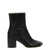 MM6 Maison Margiela Mm6 Maison Margiela Stitch-Out Leather Ankle Boots Black