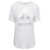 Isabel Marant 'Koldi' White Crewneck T-Shirt With Contrasting Logo In Linen Woman Isabel Marant Etoile WHITE