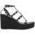 Valentino Garavani Rockstud Wedge Sand NERO