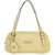 Versace Nappa Leather Bowling Bag PALE YELLOW-GOLD VERSACE