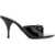 Versace 'Opera Bow Patent Leather Mules BLACK-VERSACE GOLD