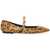 Jimmy Choo Leopard Print Tilda Ballerina NATURAL