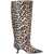 Ganni Animal Print Fabric Boots LEOPARD