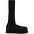 AMINA MUADDI Veneda Stretch Boots RIBBED KNIT BLACK