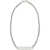 MM6 Maison Margiela Necklace BRUSHED PALLADIO/WHITE