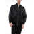 Diesel Nylon Bomber With Breast Pocket Black